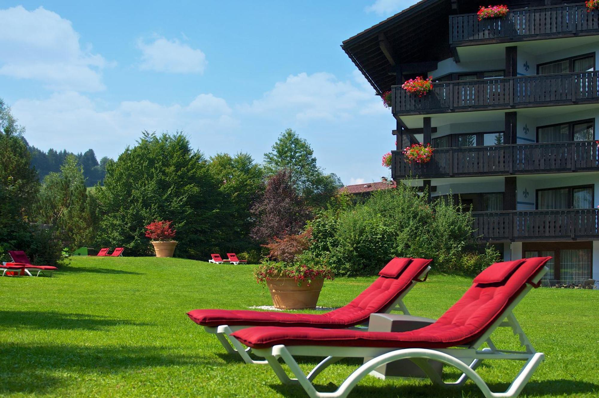 Golf&Alpin Wellness Resort Hotel Ludwig Royal Oberstaufen Exterior foto